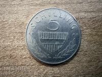 Austria - 5 Schillings (1969)
