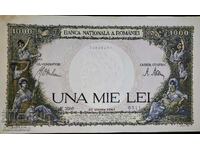UNC. Very rare banknote from Romania 1000 Lei 1943