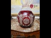 Μοναδική τεράστια κρυστάλλινη μπομπονιέρα XXL Bohemia