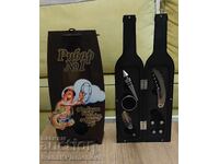 Κουτί και αξεσουάρ κρασιού για γνώστες