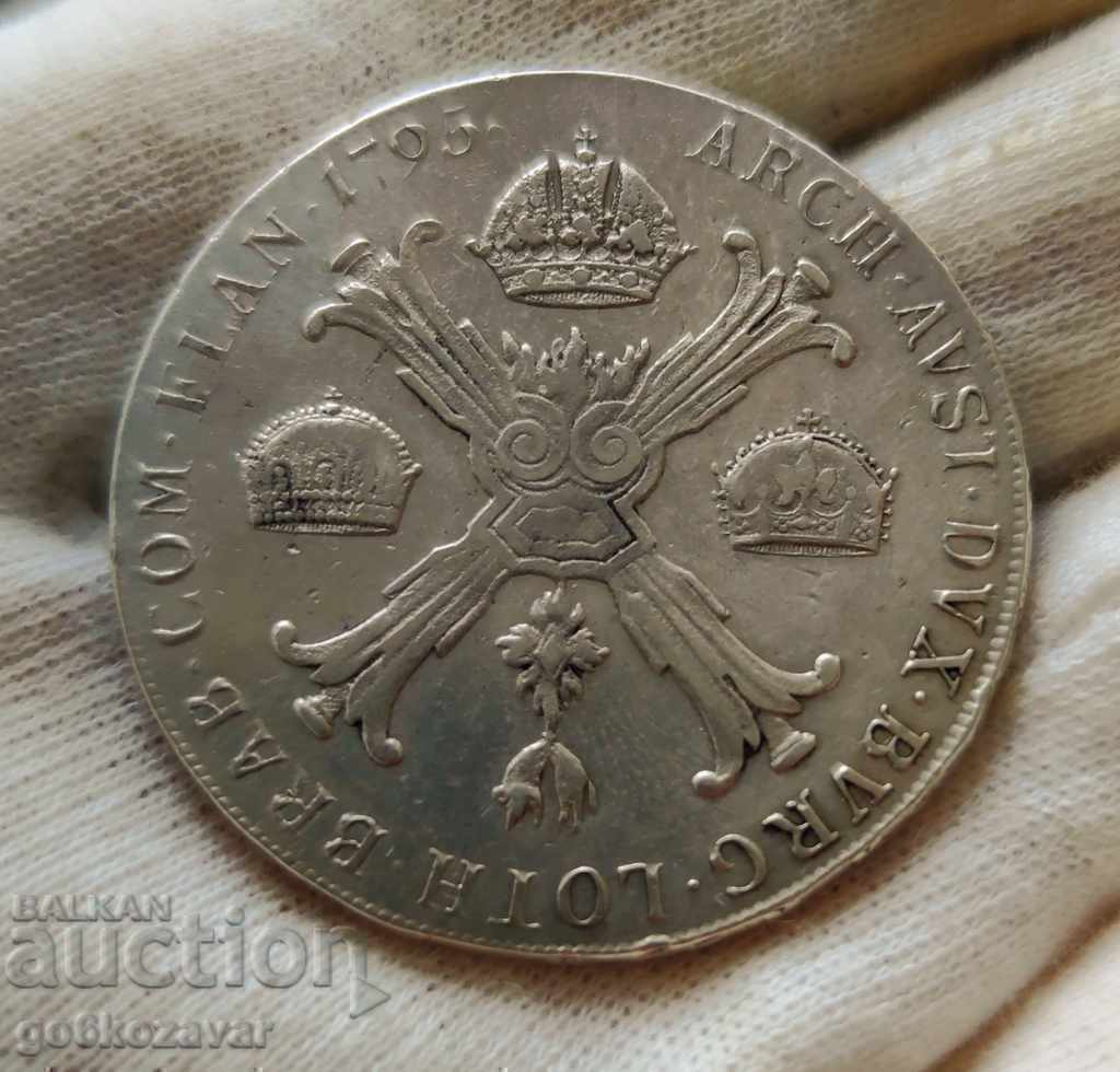 Талер Австрийска-Холандия 1795г Сребро Топ качество ! - 5