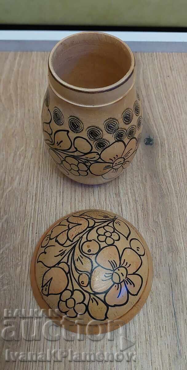 Ρετρό ξύλινο κουτάκι Ρωσίας για συλλέκτες - 6