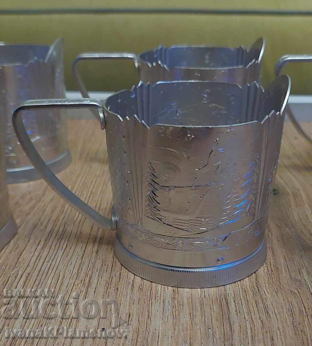 Σετ 6 ρωσικές ποτηροθήκες για συλλέκτες με τιμή € 15.00 | 29.34 BGN