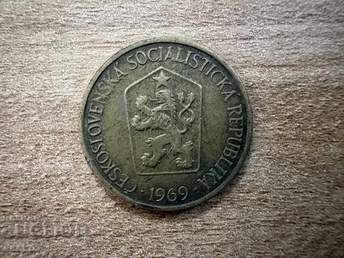 Cehoslovacia - 1 coroană (1969) cu preț € 0.10 | 0.20 BGN Cehoslovacia - 1 coroană (1969) cu preț € 0.10 | 0.20 BGN