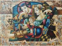 Painting "Family", Art. G. Virginia