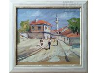 Painting "From Kardzhali", Bulgarian author, 1942