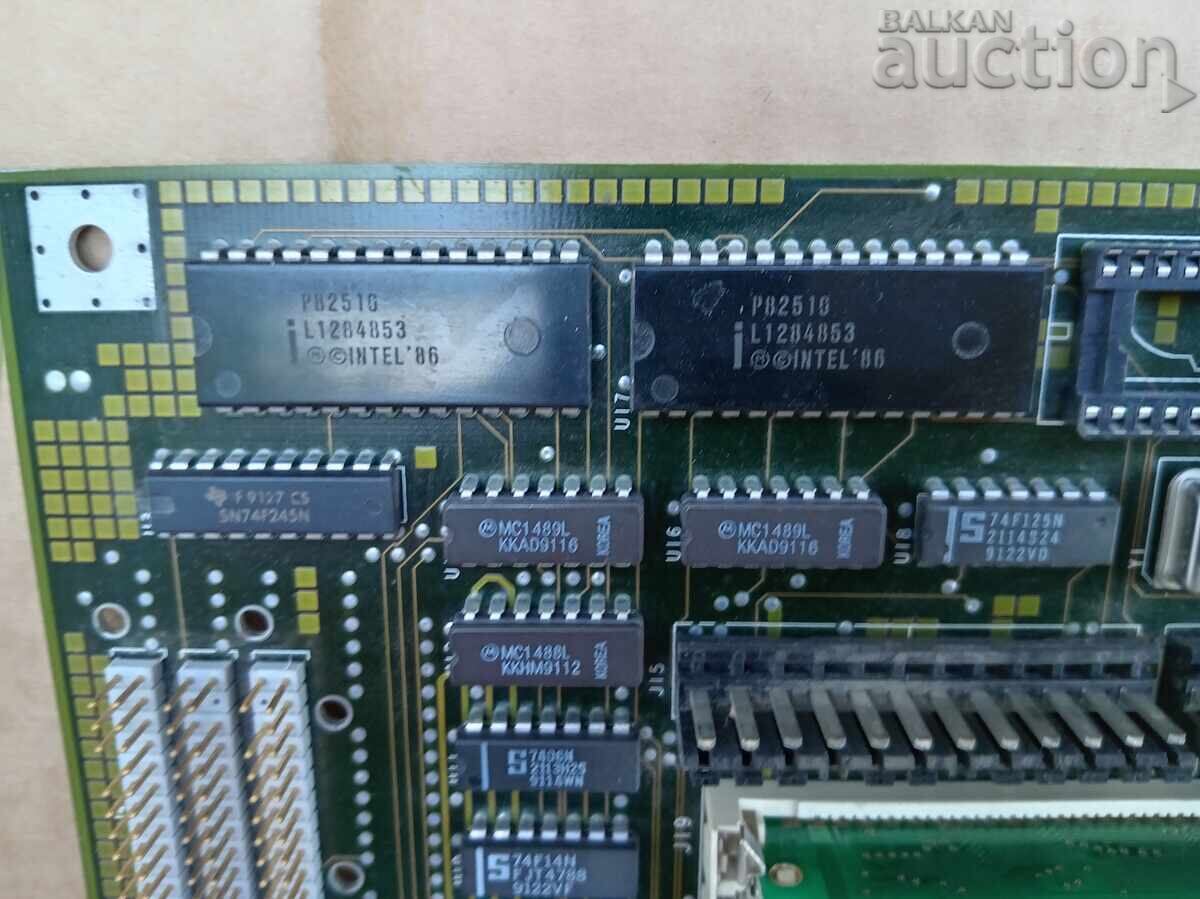 INTEL  старинна платка дъно на компютър 80те RAM - 5