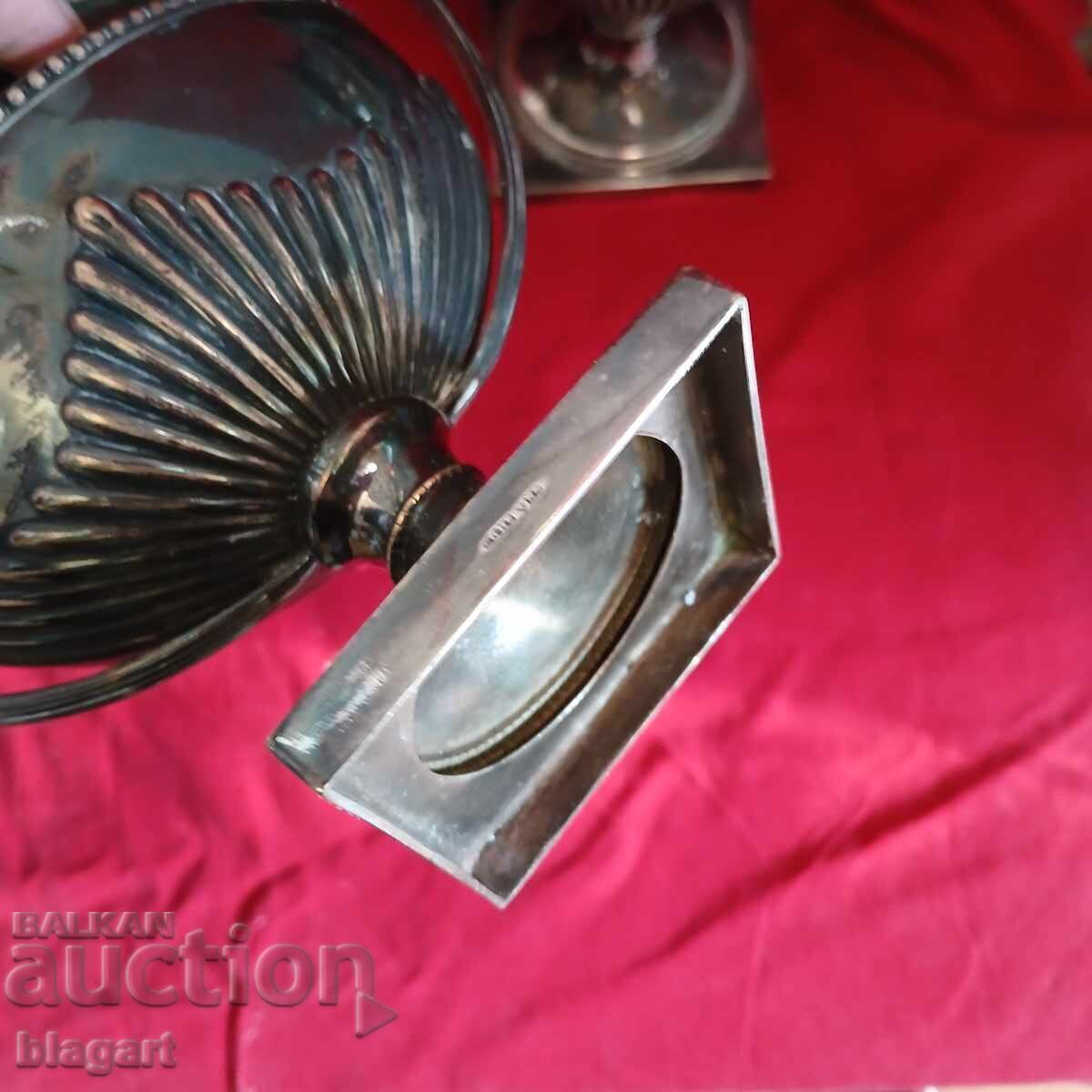 Vase Art Deco placate cu argint - Anglia - 6