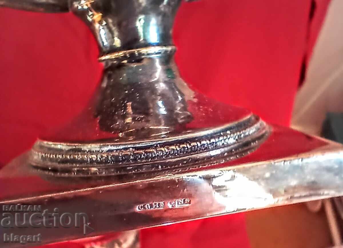 Carafă și zaharniță placate cu argint - Anglia - 7