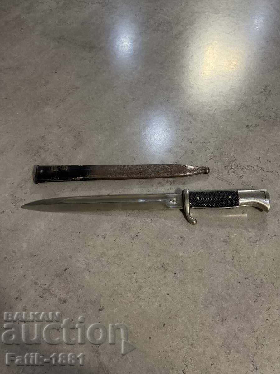 Δημοπρασία Γερμανική ξιφολόγχη παρέλασης για τουφέκι Mauser, ξιφολόγχη, μαχαίρι με μπαστούνι