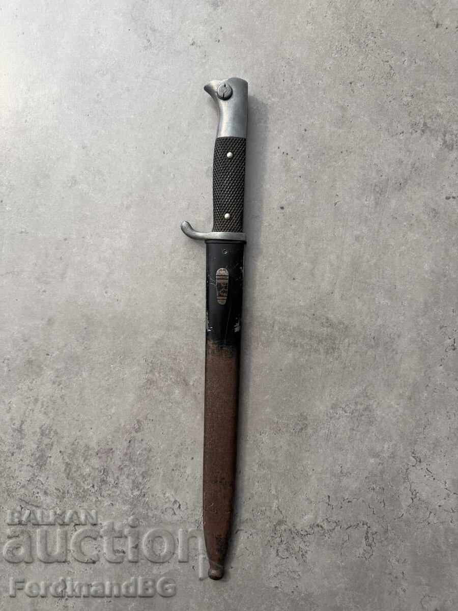 Baionetă de paradă germană pentru pușcă Mauser, baionetă, cuțit cu baston - 6