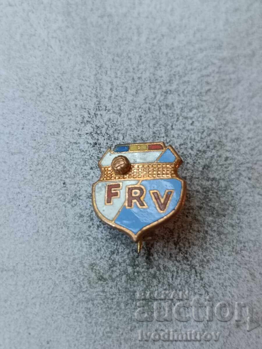 Romanian Volleyball Federation FRV pin badge