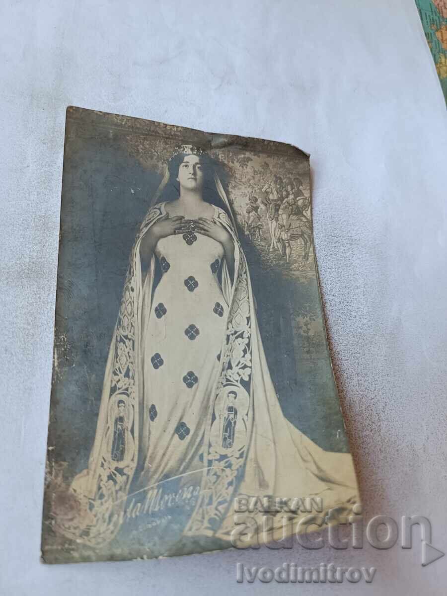 Carte poștală Berta Morena 1909