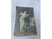 Καρτ ποστάλ A. Rietberger Άνοιξη της αγάπης 1909