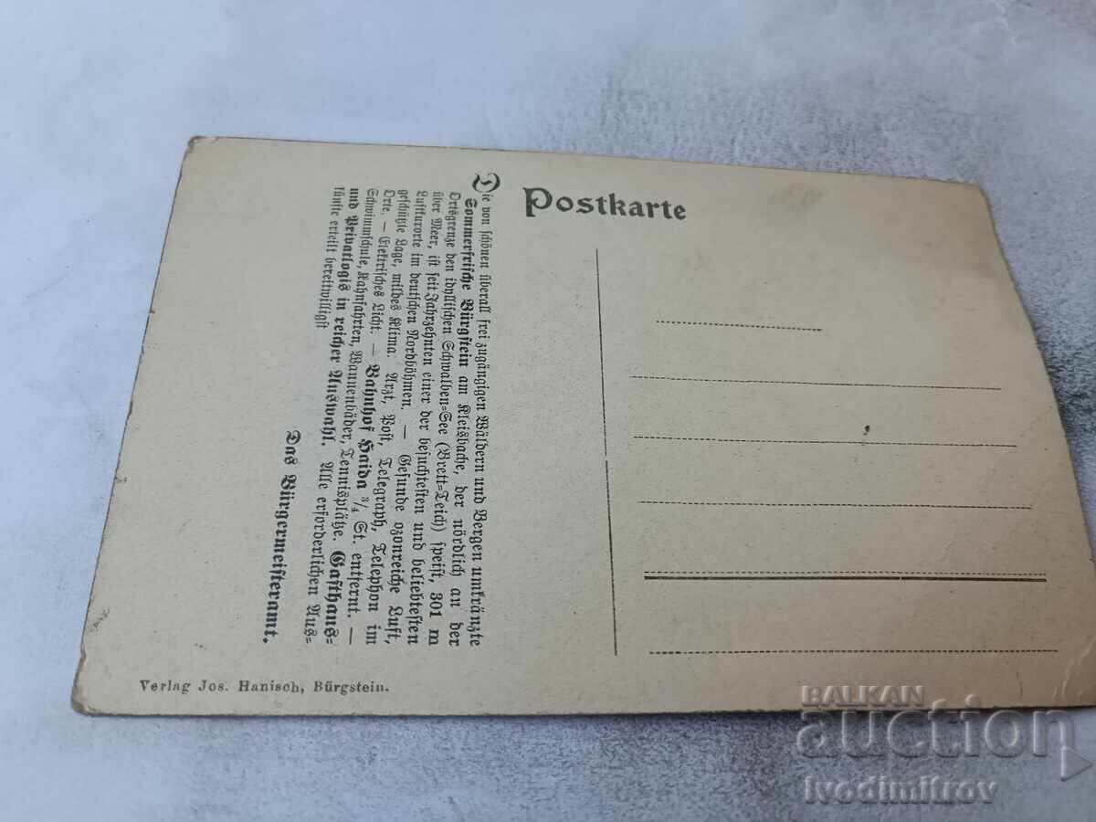 Postcard Sommerfrische Burgstein with price € 1.46 | 2.86 BGN