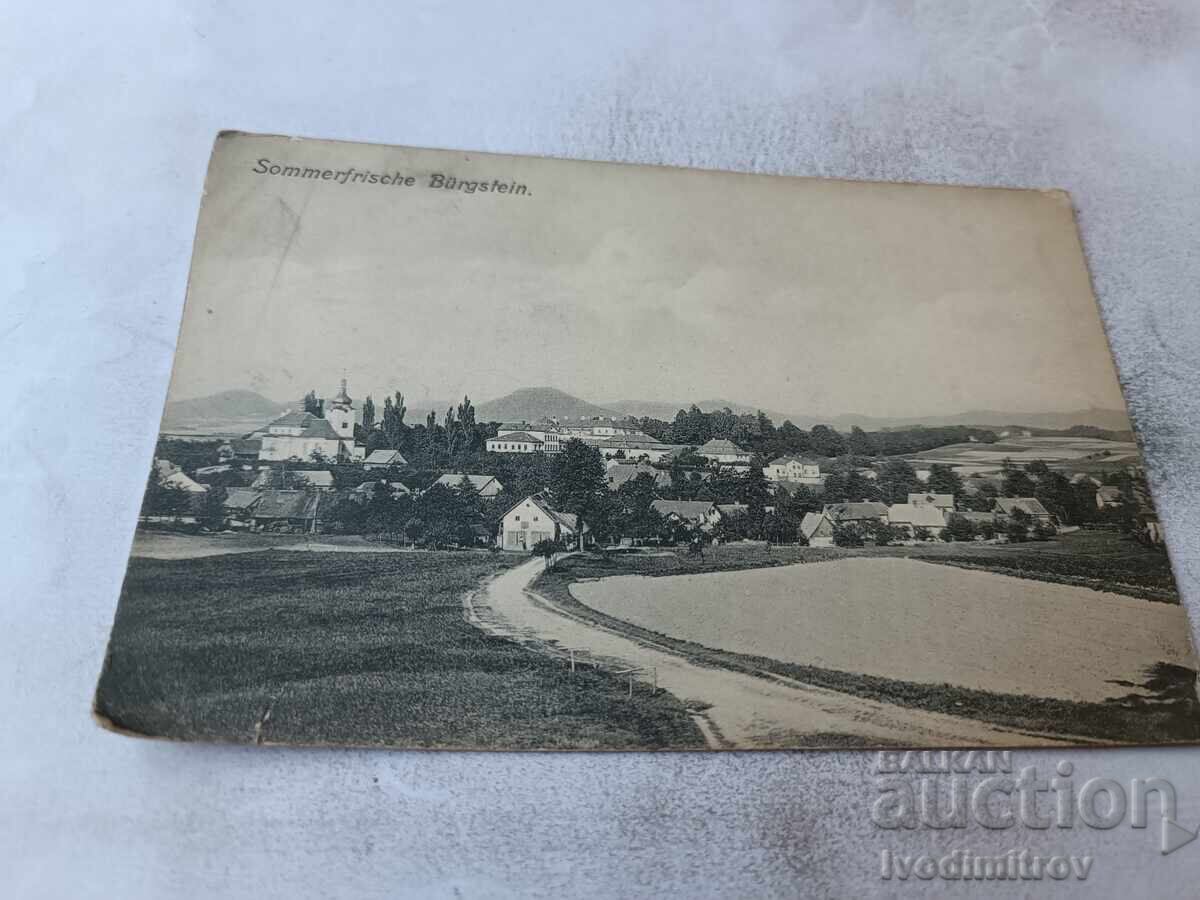 Postcard Sommerfrische Burgstein