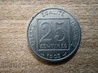 Франция - 25 сантима (1903)