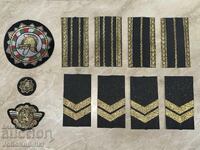 LOT Firefighter Emblems and Shoulder Boards—11 pieces