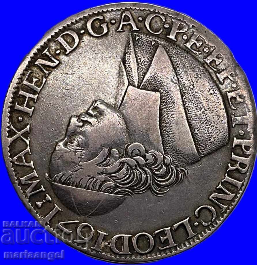 Auction  Netherlands Patagon 1671 Liege Maximilian Heinrich von Bayern