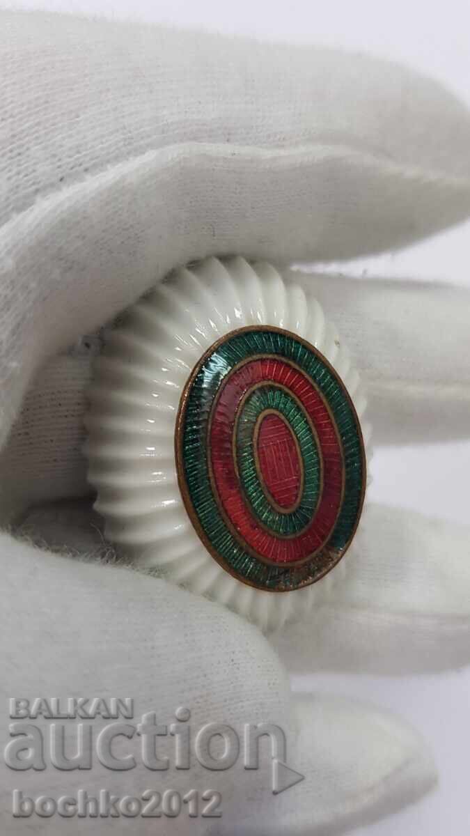 Аукцион Ранна Българска Царска Офицерска Кокарда - цар Борис III