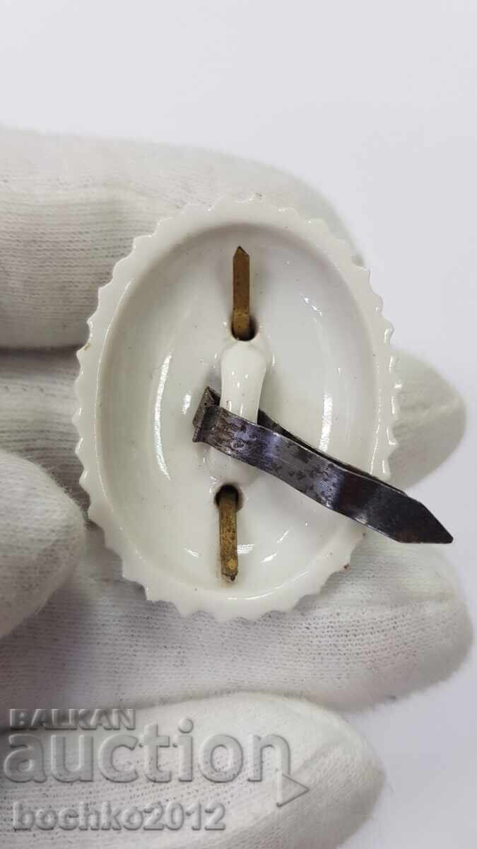 Доставка на Ранна Българска Царска Офицерска Кокарда - цар Борис III