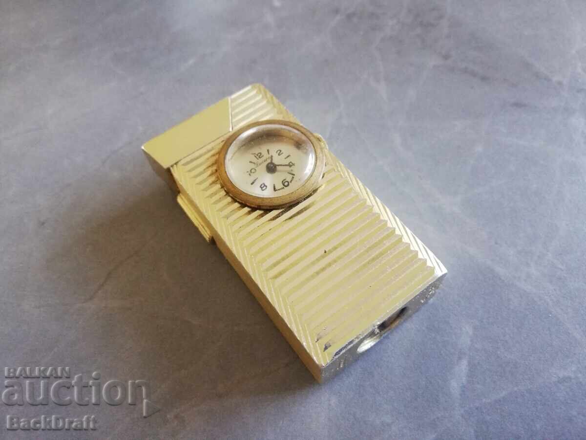 Rivo Swiss Petrol Lighter with Watch