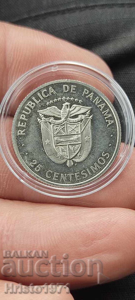 25 σεντέσιμο 1975 Παναμάς με τιμή € 12.00 | 23.47 BGN