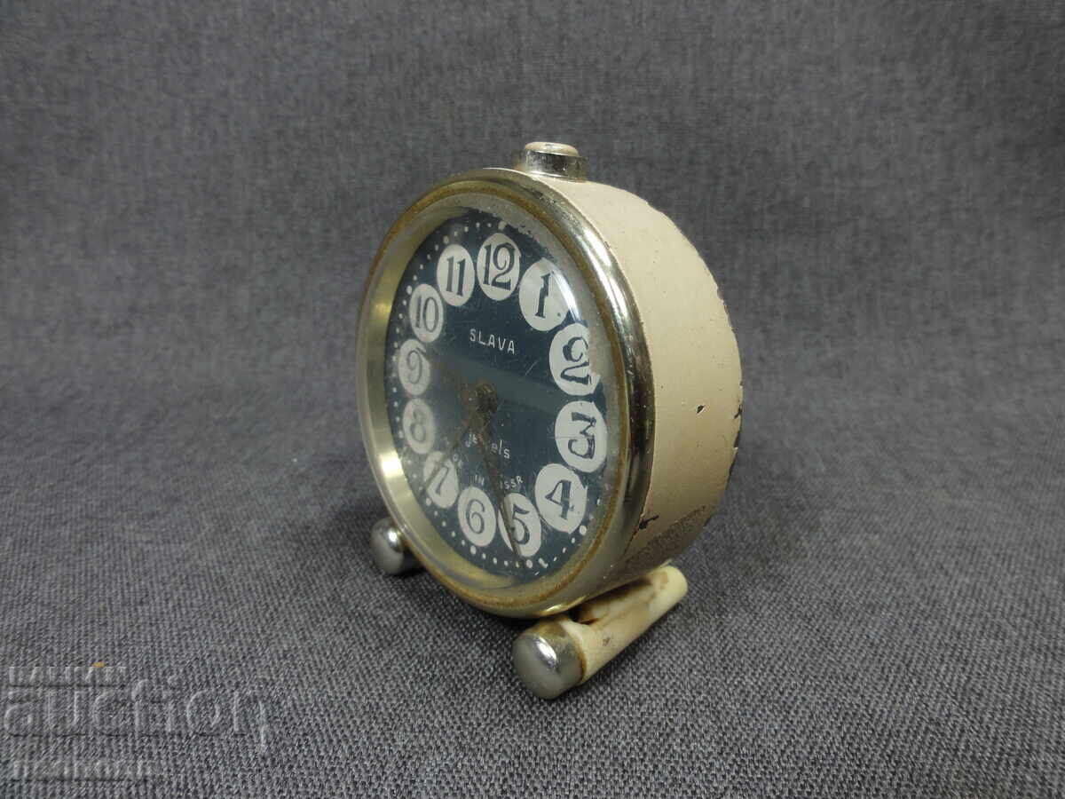 BZC STAR RETRO RUSSIAN MECHANICAL ALARM CLOCK SLAVA with price € 2.50 | 4.89 BGN