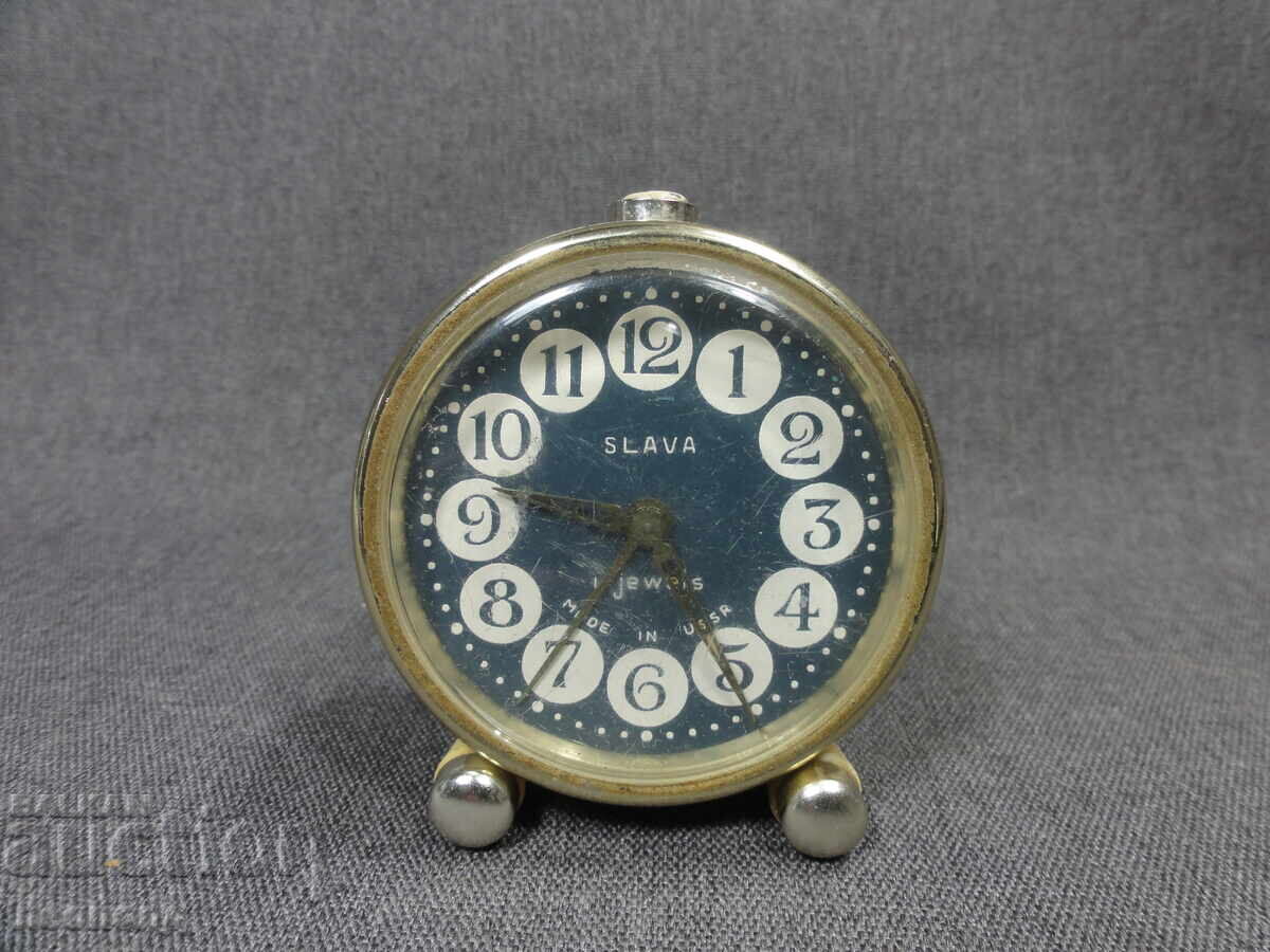 BZC STAR RETRO RUSSIAN MECHANICAL ALARM CLOCK SLAVA