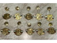 LOT Cocarde de pompieri pentru șepci—20 bucăți