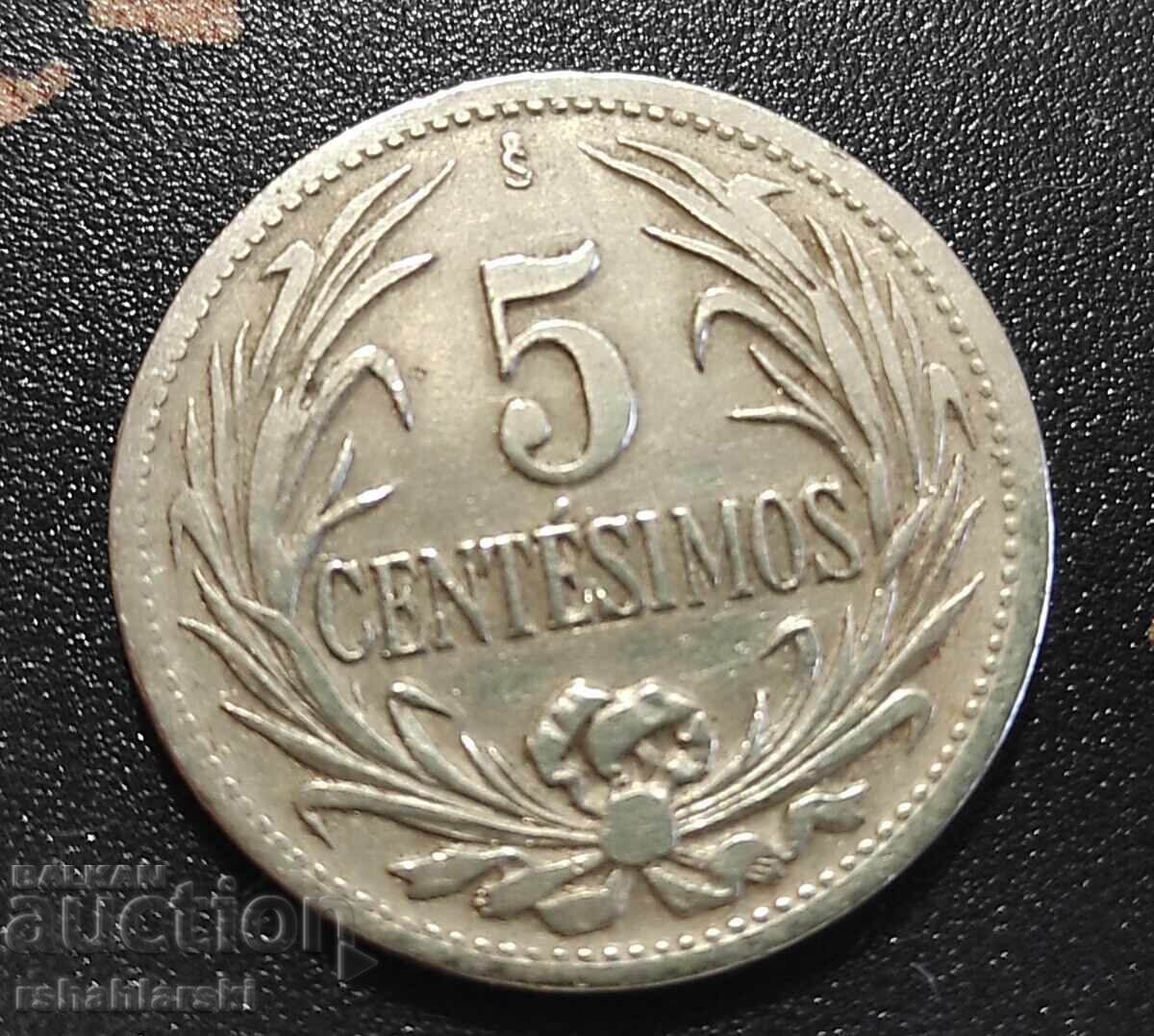 Νόμισμα Ουρουγουάης 5 σεντέσιμο, 1941