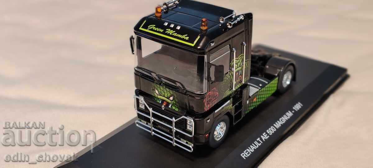 Camion 1/43 Hachette/IXO Renault AE 500 Magnum (1991) - Verde cu preț € 25.00 | 48.90 BGN