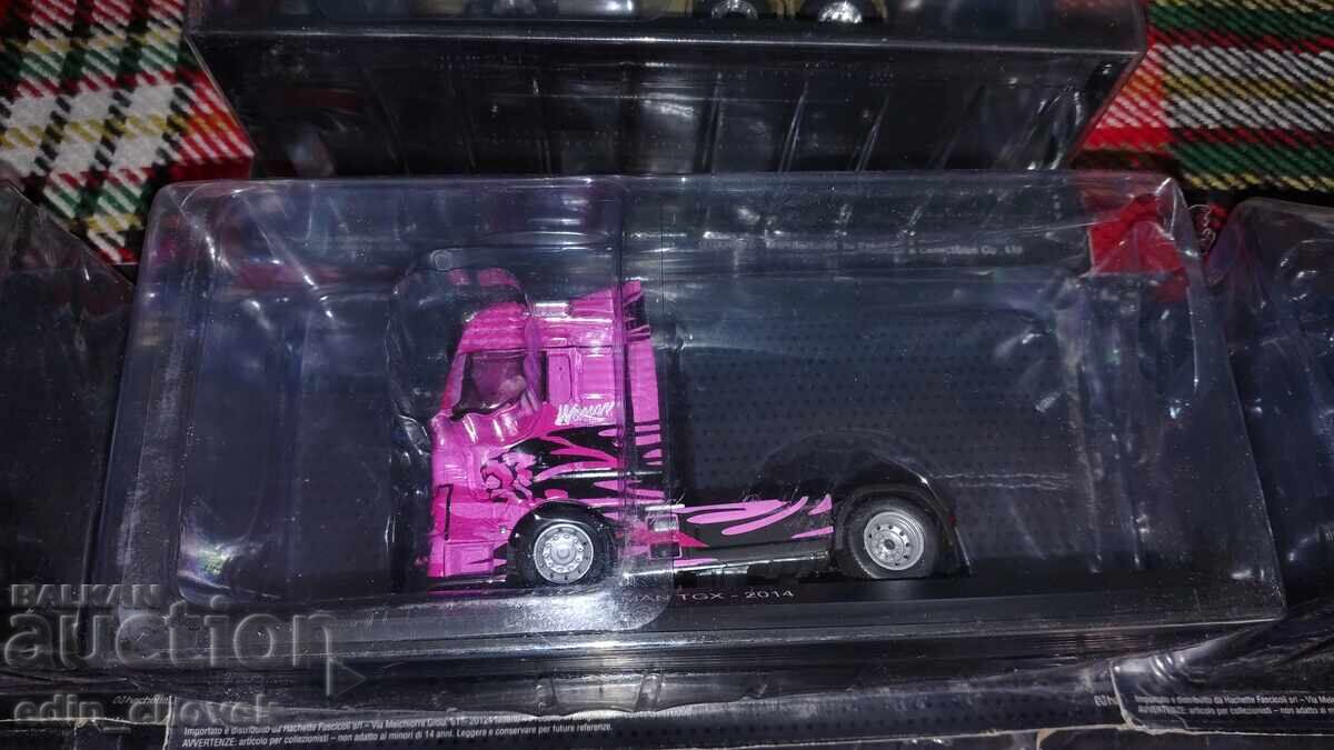 1/43 Hachette/IXO MAN TGX (2014) - Woman Trucker ροζ