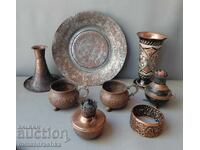 Лот стари медни предмети