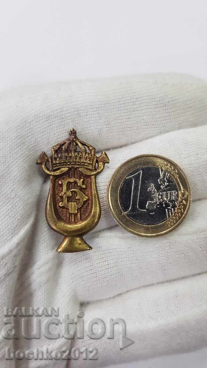 Rară cocardă regală bulgărească, semn, insignă, monogramă? cu preț € 38.00 | 74.32 BGN