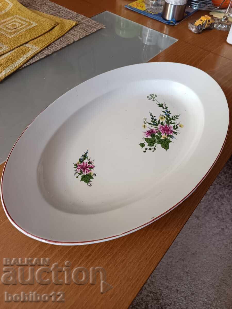 Porcelain platter large plate - 5 Porcelain platter large plate - 5