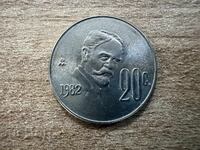 Mexico - 20 Centavos (1982)