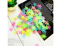 Светещи цветни вездички 100 бр. Стайна декорация за деца