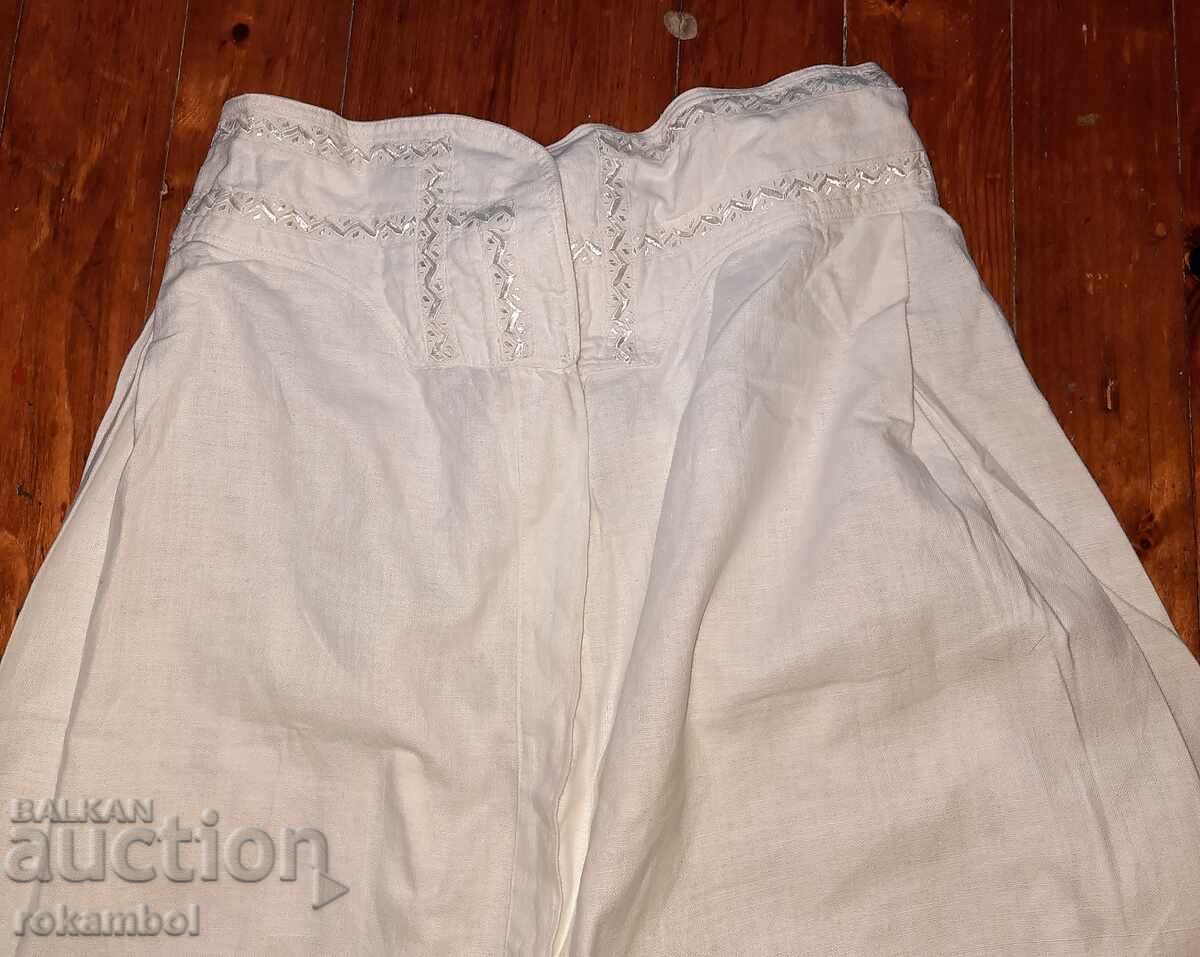Παράδοση Εθνογραφικά γυναικεία εσώρουχα, βαμβακερά από προίκα