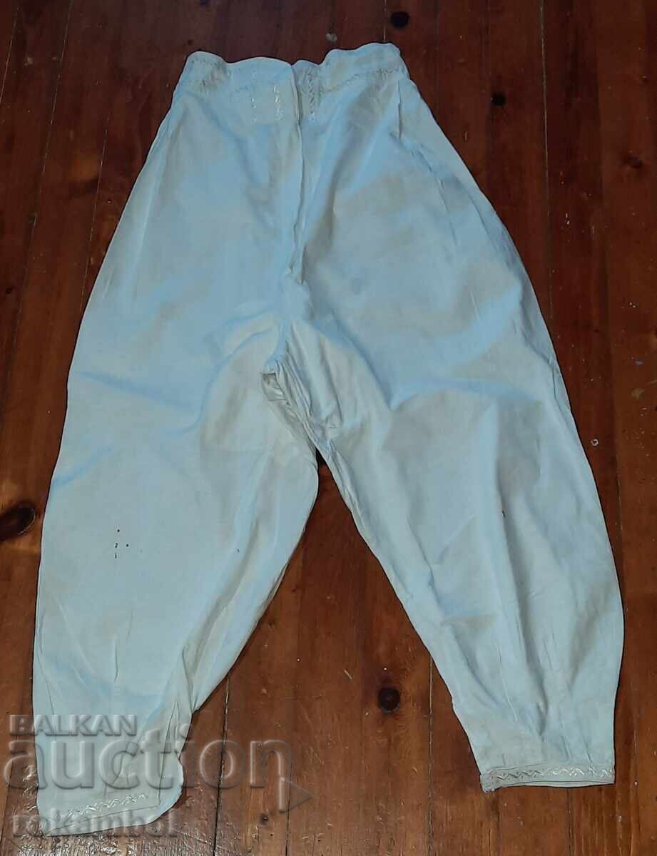 Εθνογραφικά γυναικεία εσώρουχα, βαμβακερά από προίκα - 5