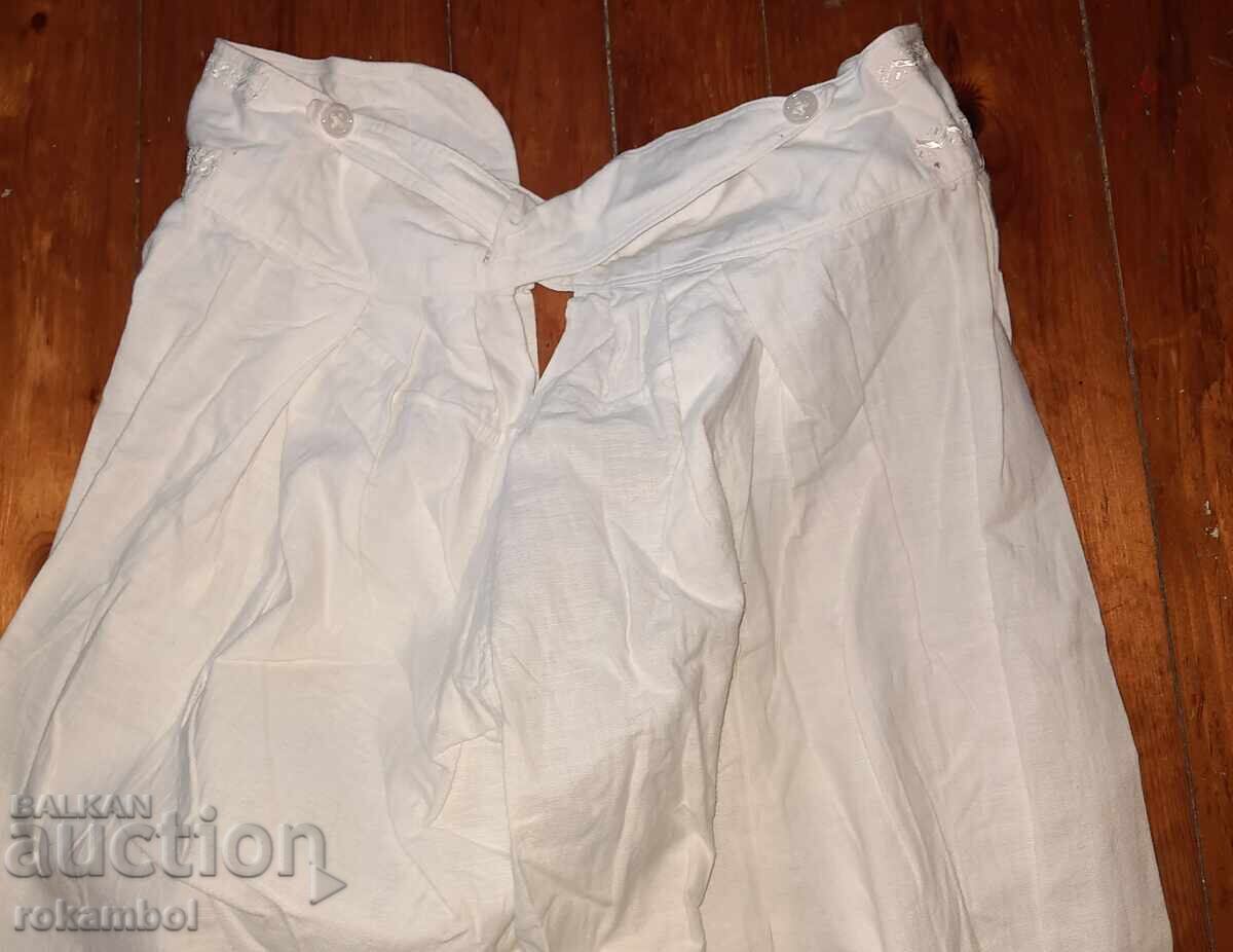 Εθνογραφικά γυναικεία εσώρουχα, βαμβακερά από προίκα - 6