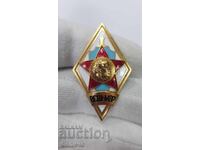 Κομμουνιστικό σήμα, κονκάρδα-ΒΣΣ- ΥΠΕΣ, Ρόμβος