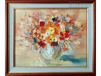 Painting, still life, art. P. Mitkov, 2003