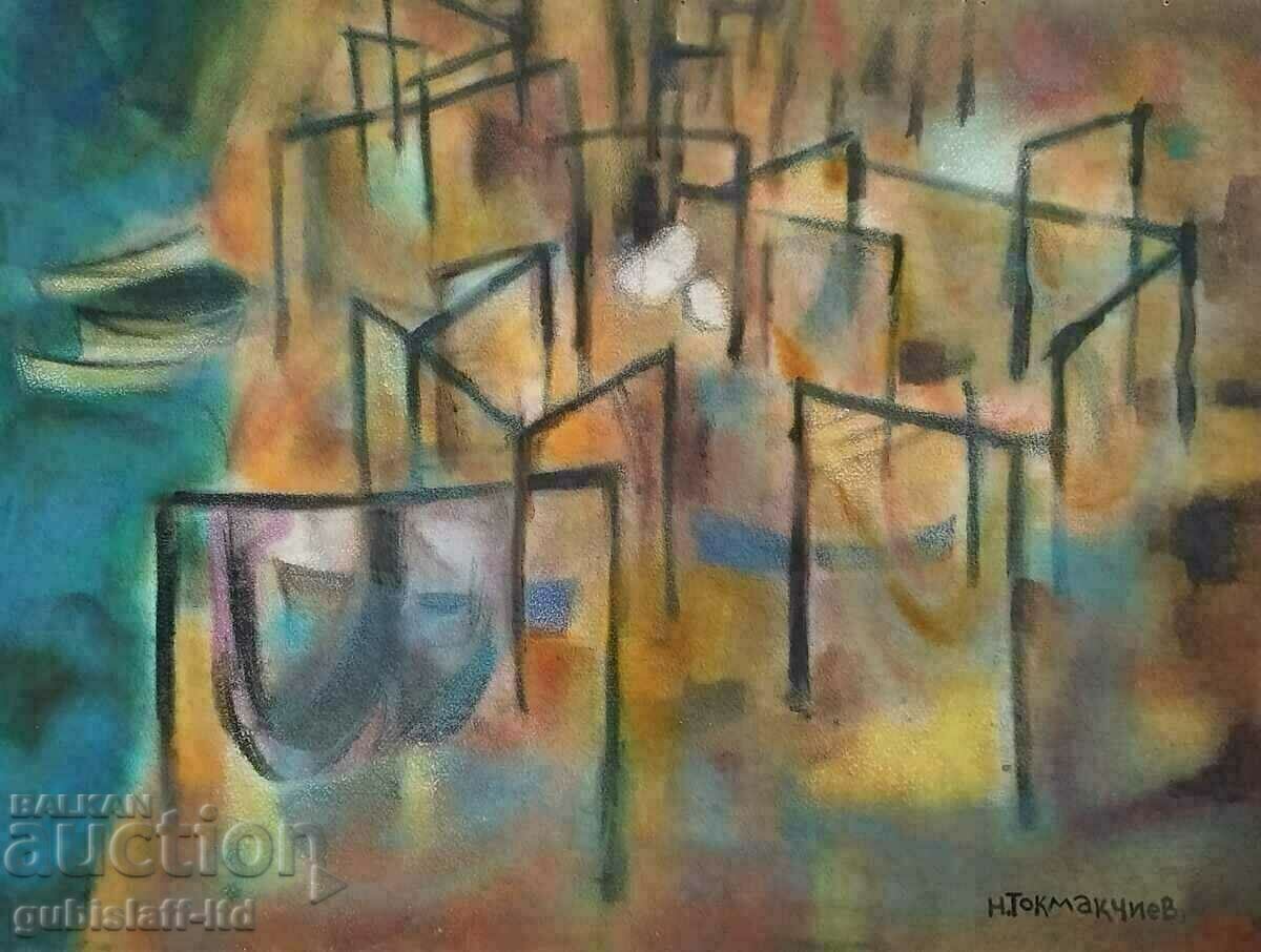 Παράδοση Εικόνα, "Η παράγκα του ψαρά", άρ. Nenko Tokmakchiev (1931-2014)