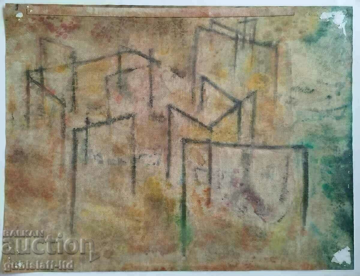 Εικόνα, "Η παράγκα του ψαρά", άρ. Nenko Tokmakchiev (1931-2014) - 5