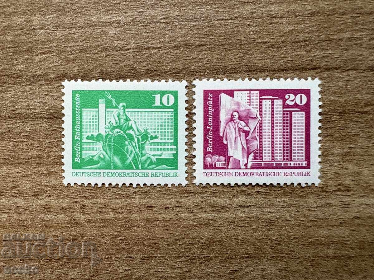 GDR - Buildings - Small issue (1973) MNH