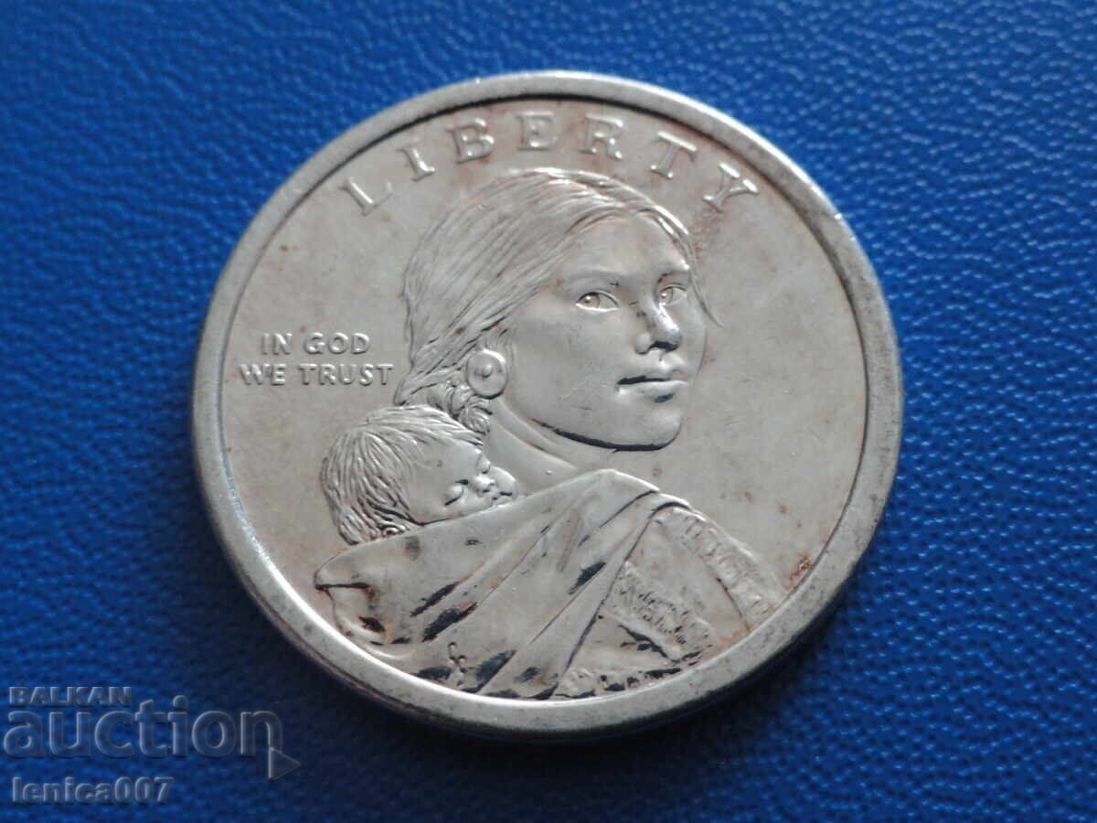 USA 2010 - 1 Dollar "Great Law of Peace" (Silver-plated) - 5