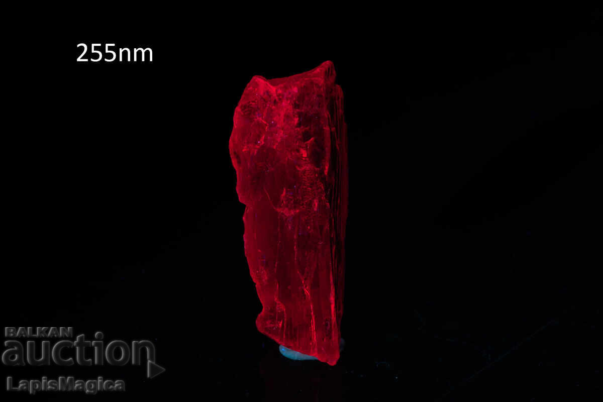 Φθορίζων κρύσταλλος σκαπολίτη 12.8ct - 5