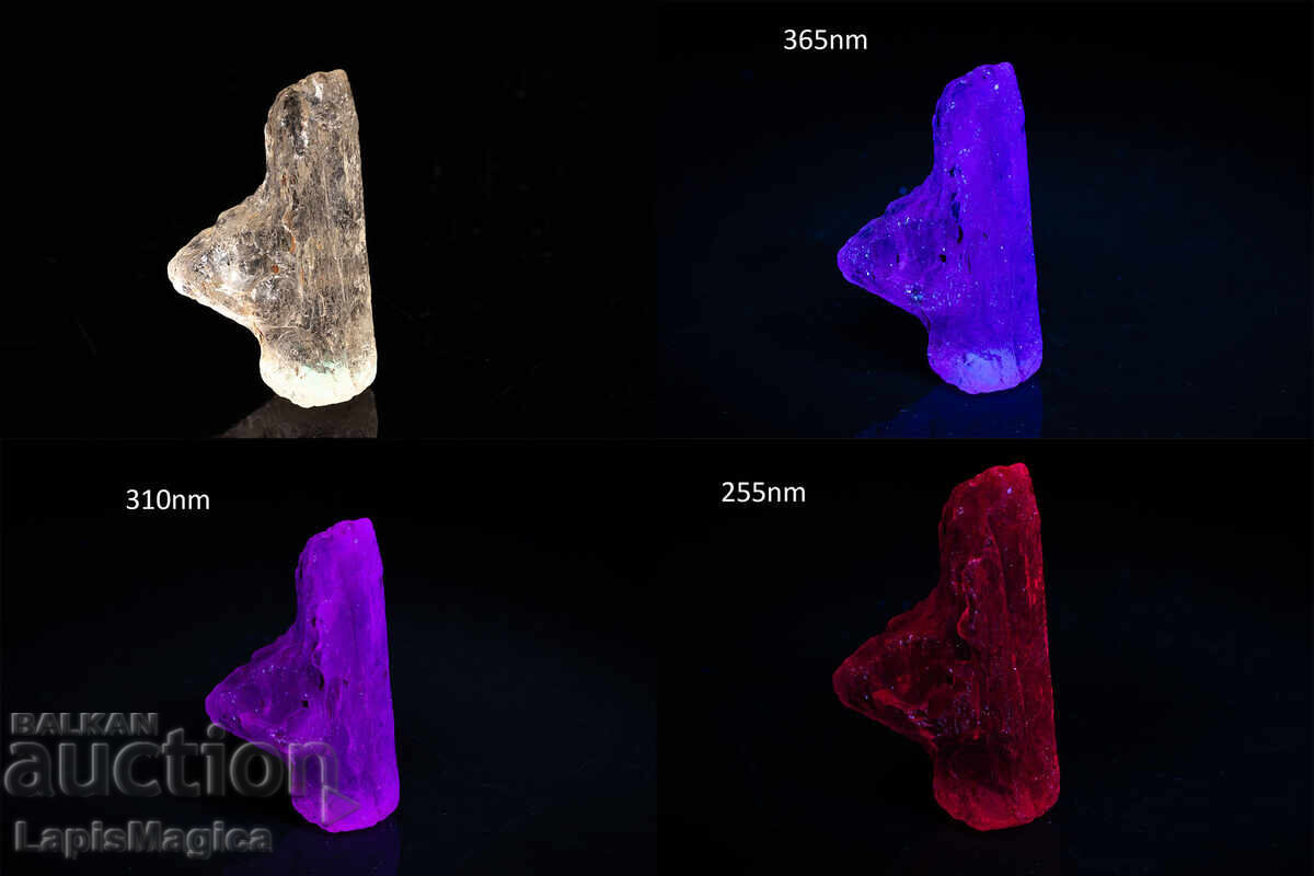 Cristal de scapolit fluorescent 16.5ct