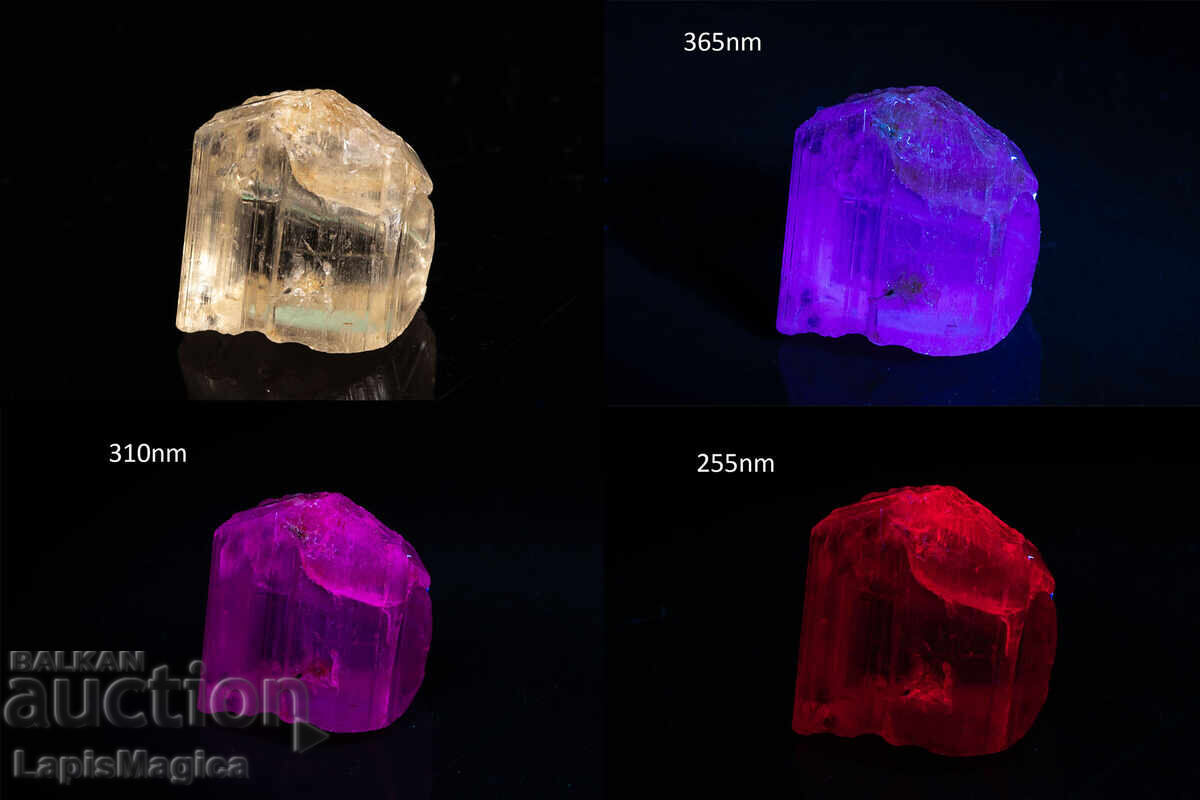 Κρύσταλλος φθορίζοντος σκαπολίτη 23.6ct